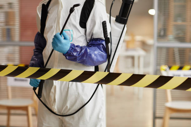 Professional Biohazard Cleanup technician working in Milledgeville, OH